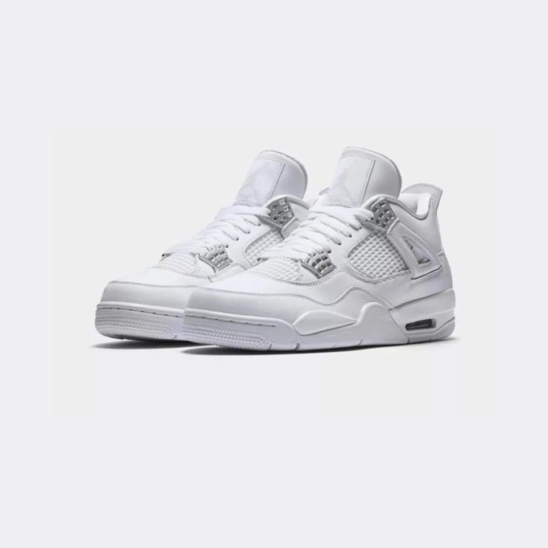 Men’s All-White Mesh Sneakers